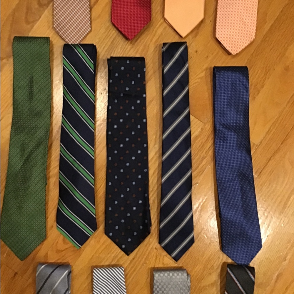 LOT of 5 Men’s suit Ties silk